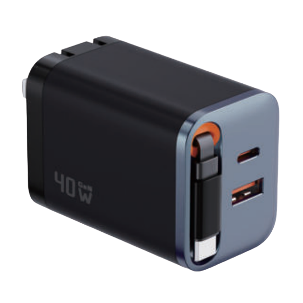 TC-051CCA 40W ?? Retractable Cable Plug